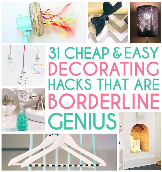 10 Awesome Cheap Home Decor Hacks and Tips