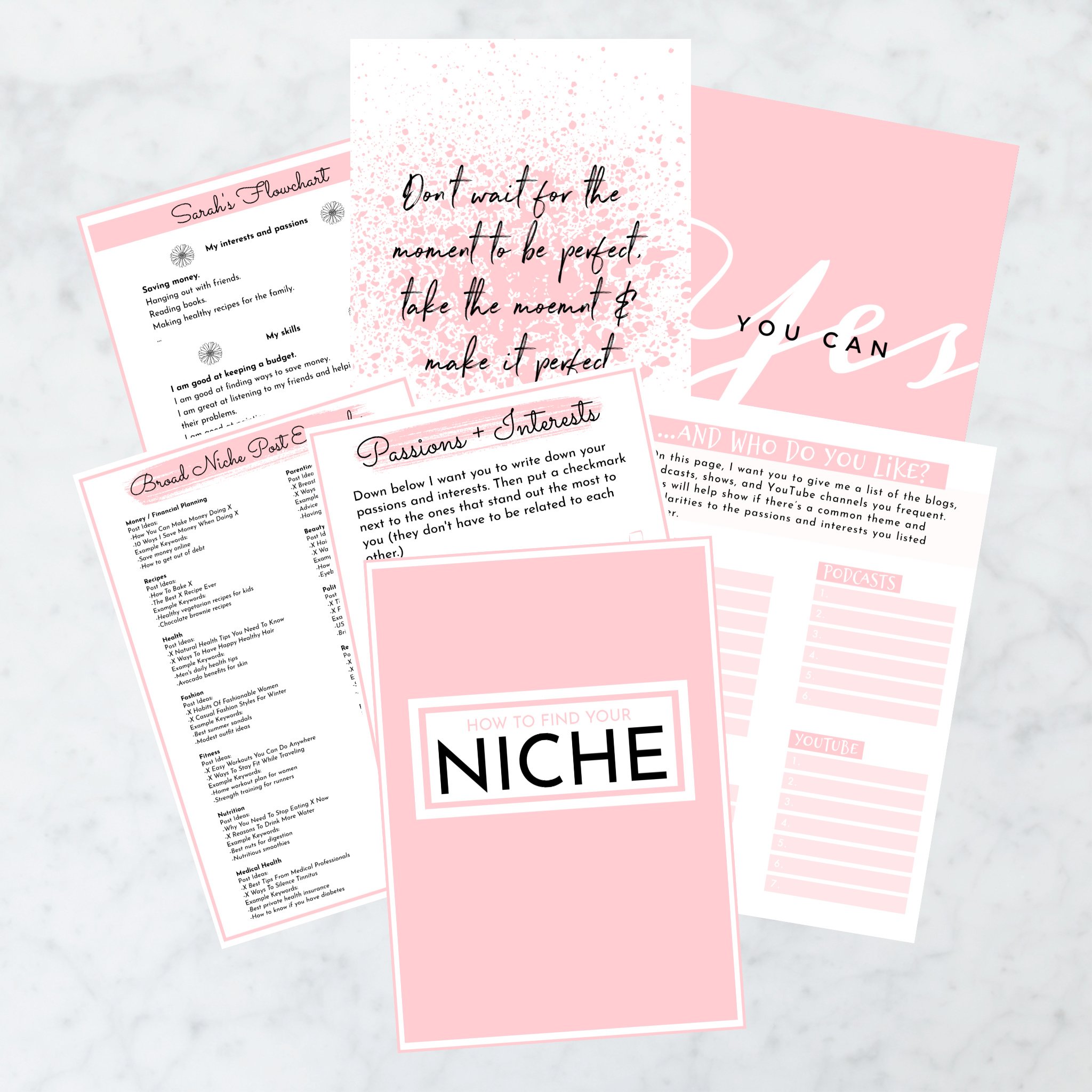 The Find Your Niche Printable Binder (60+ Pages!)